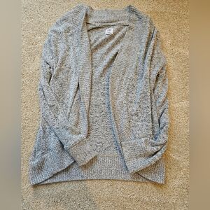 Gap Kids Open Cardigan, 6-7, Gray